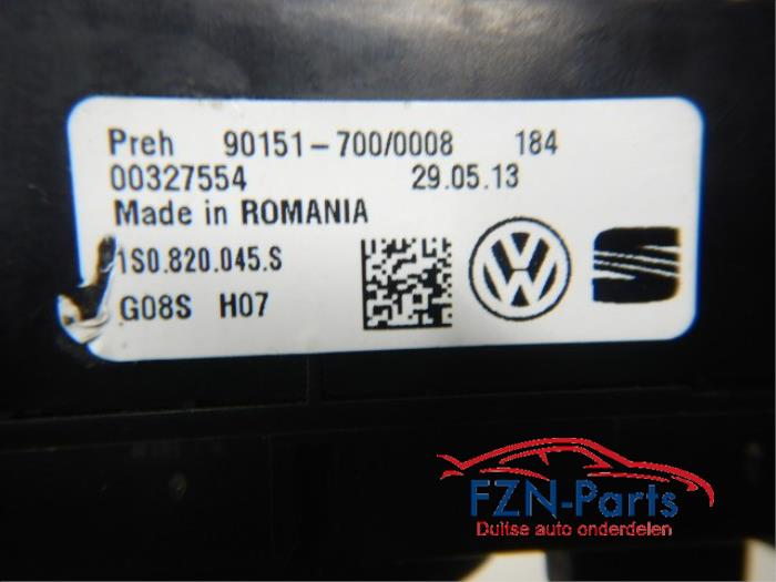 VW UP! Kachelbediening