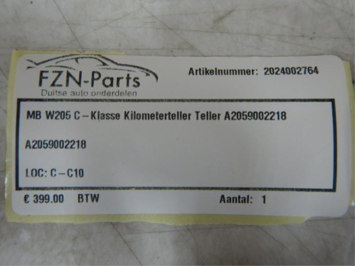 Mercedes-Benz C-Klasse W205 Kilometerteller Teller Diesel