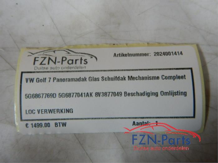 Panoramadak Volkswagen Golf (22729957)