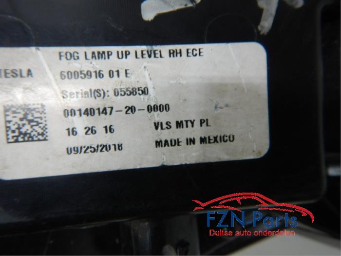 Tesla Model X Mistlamp rechts-Voor