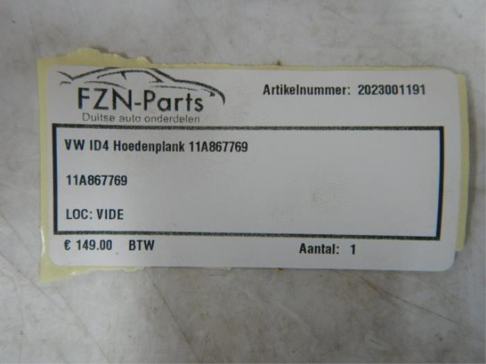 VW ID4 11A Hoedenplank