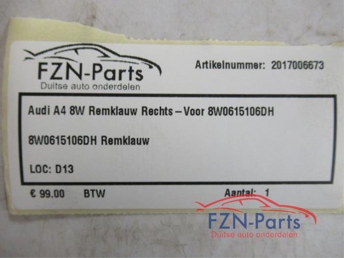Audi A4 8W Remklauw Rechts-Voor