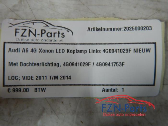 Audi A6 4G Xenon LED Koplamp Links