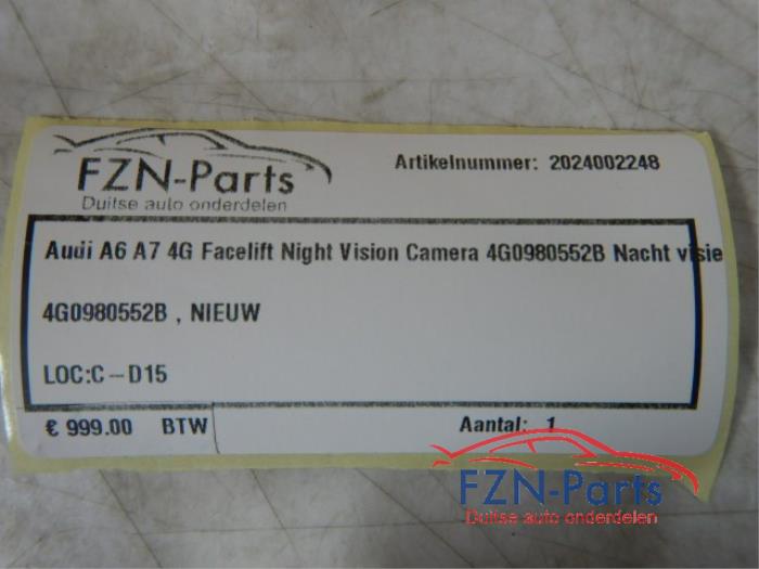Audi A6 A7 4G Facelift Nightvision Camera