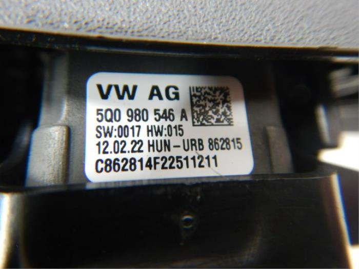VW Tiguan 5NA Facelift Camera Voorbumper Inclusief Kenteken plaat houder