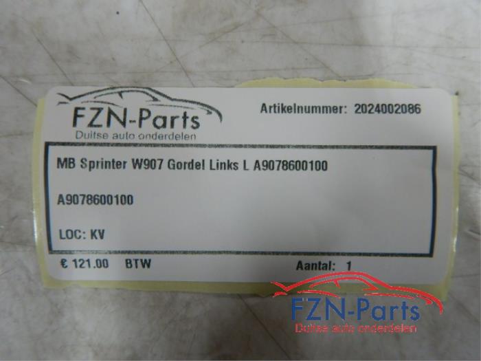 Veiligheidsgordel links-voor Mercedes Sprinter (22728064)