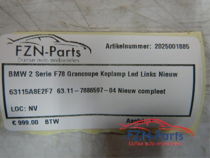 Koplamp links BMW 2-Serie (22721428)