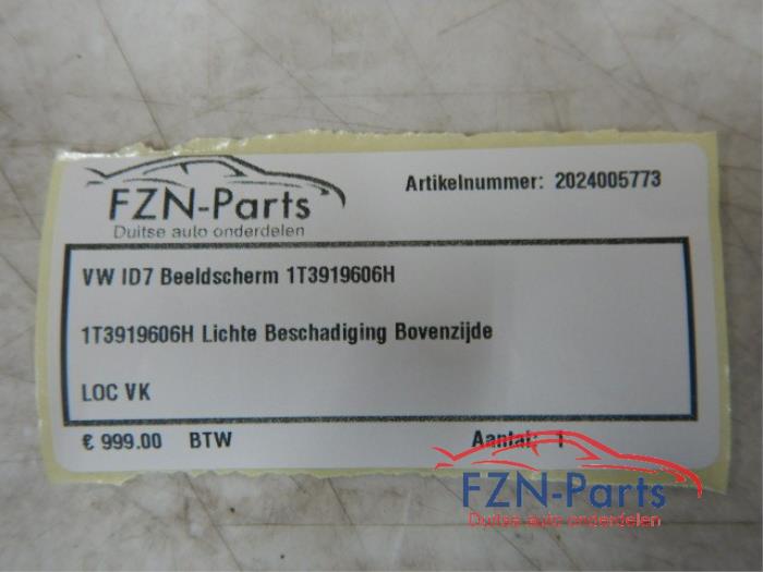 VW ID7 Beeldscherm Navi display navigatie