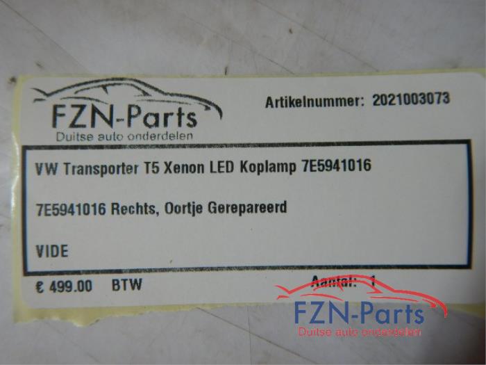 VW Transporter T5 Xenon LED Koplamp