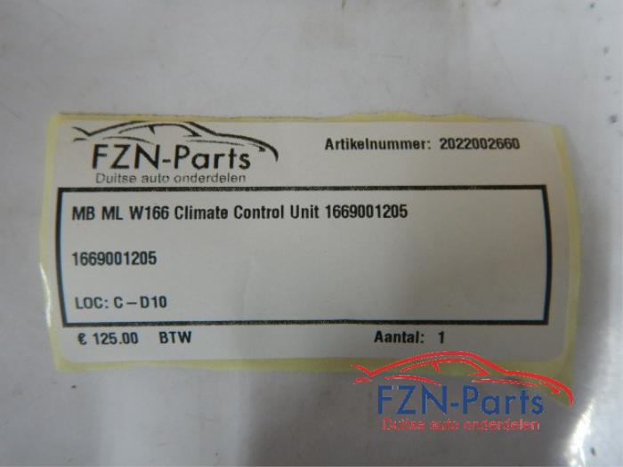 Kachel Bedieningspaneel Mercedes ML-Klasse (22736328)
