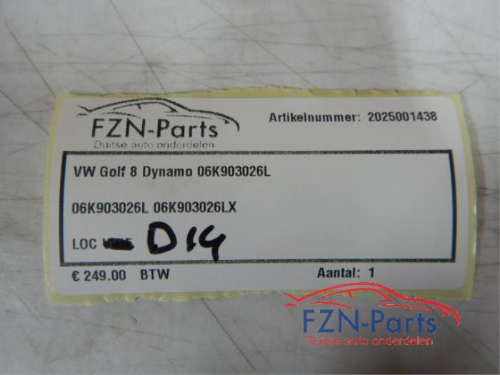 Dynamo Volkswagen Golf (22729070)