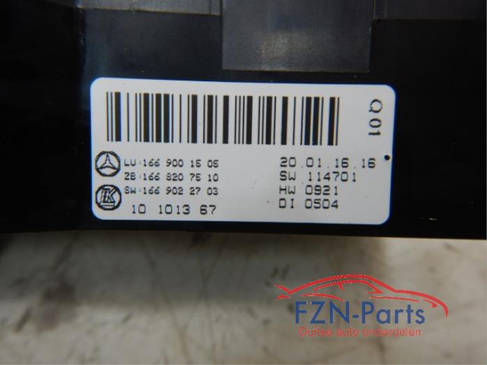 Climatronic Paneel Mercedes GLE (22738372)