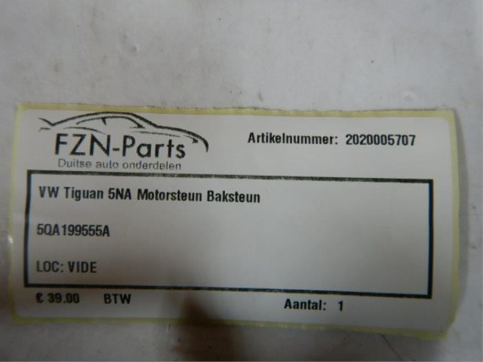 VW Tiguan 5NA Motorsteun Baksteun