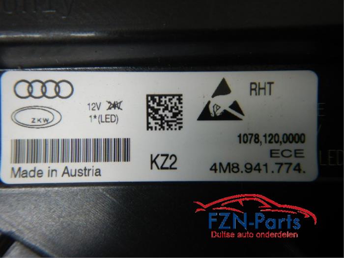 Audi Q8 4M8 Volled Koplamp Rechts