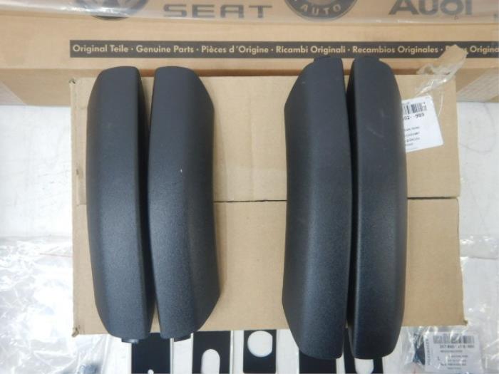 VW Caddy 2K7 dakdragers Dakrails Set Links Rechts Chrome NIEUW