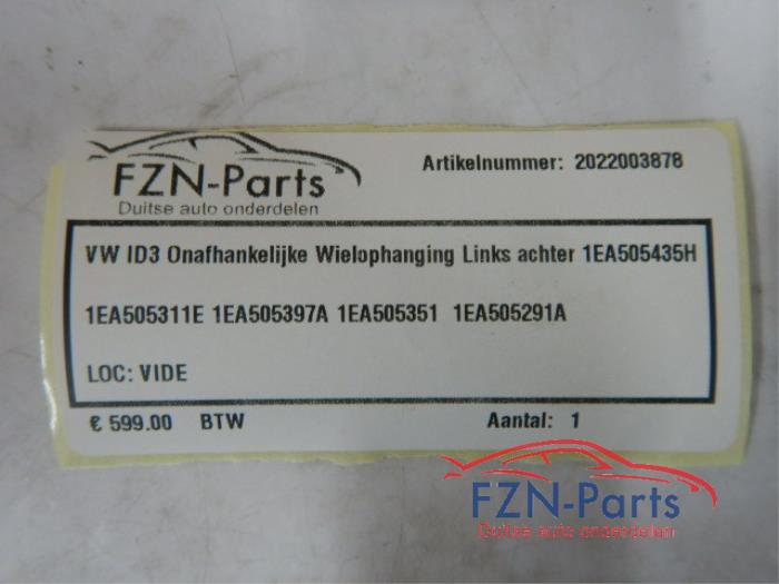 VW ID3 Onafhankelijke Wielophanging Links-achter