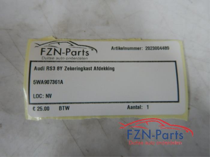 Audi RS3 8Y Zekeringkast Afdekking