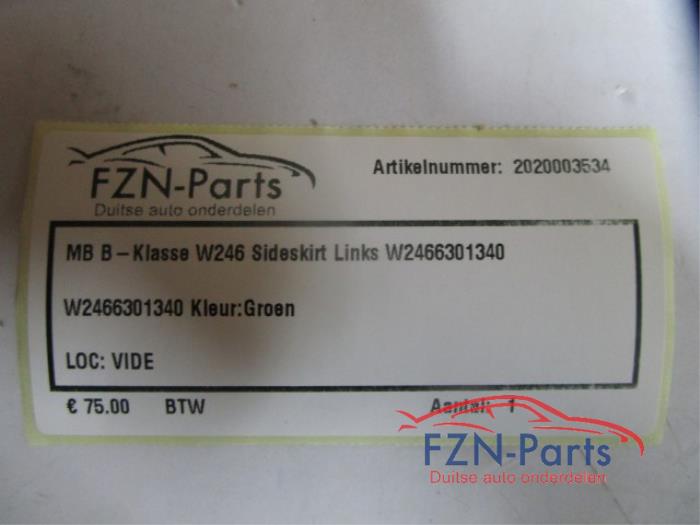 Zijskirt links Mercedes B-Klasse (22727645)