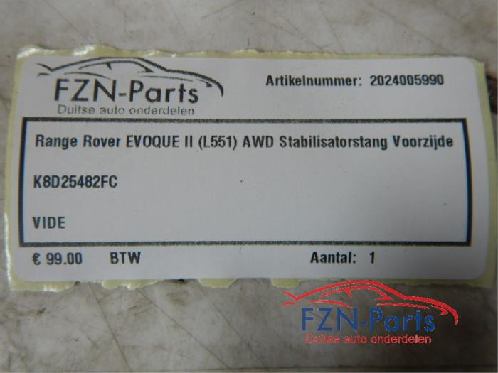 Stabilisatorstang voor Landrover Evoque (22726354)