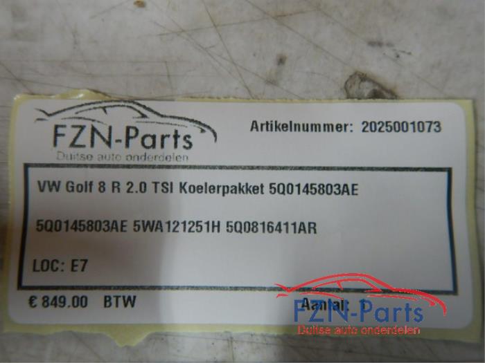 Koelerset Volkswagen Golf (22726850)
