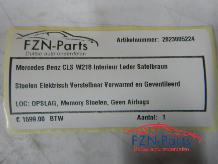 Bekleding Set (compleet) Mercedes CLS-Klasse (22741231)