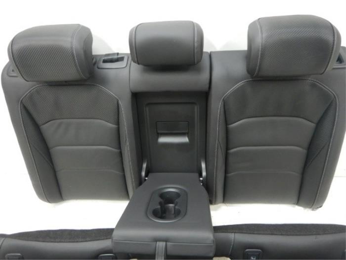 VW Arteon 3G8 Interieur Achterbank Carbon Leer Leder Leren Achterbank Verwarmd