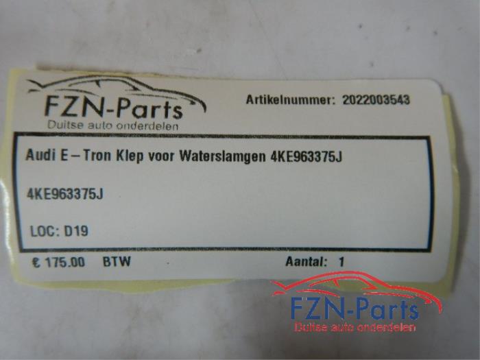 Audi E-Tron Klep voor Waterslangen