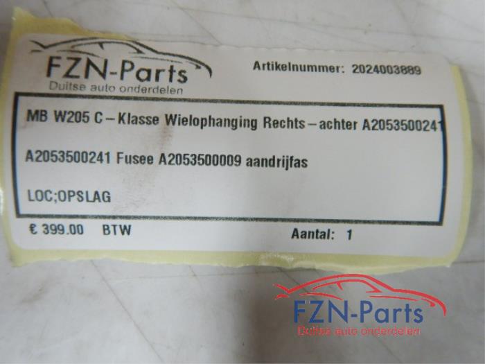 Wielophanging rechts-achter Mercedes C-Klasse (22729603)