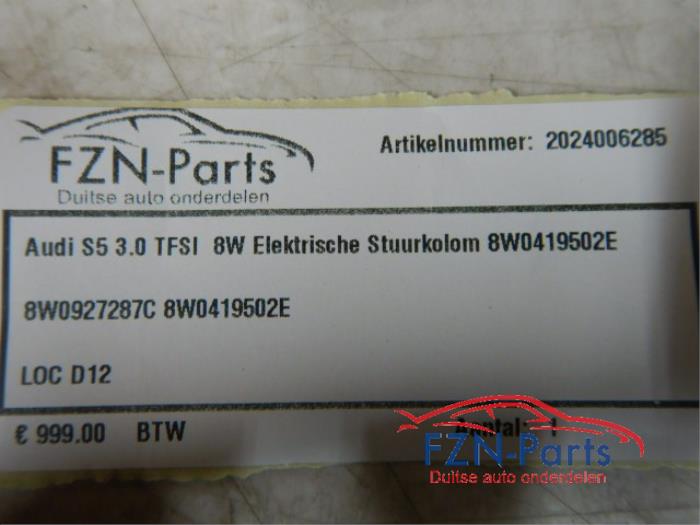 Audi A5 S5 3.0 TFSI 8W Elektrische Stuurkolom