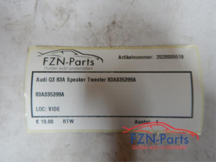 Luidspreker Audi Q3 (22738592)