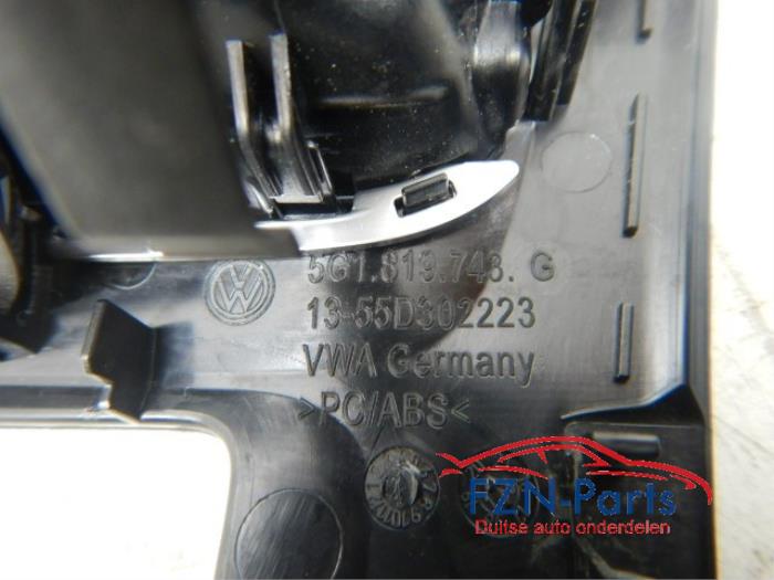 VW Golf 7 Facelift Navi Display Grijs
