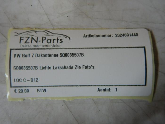VW Golf 7 Dakantenne