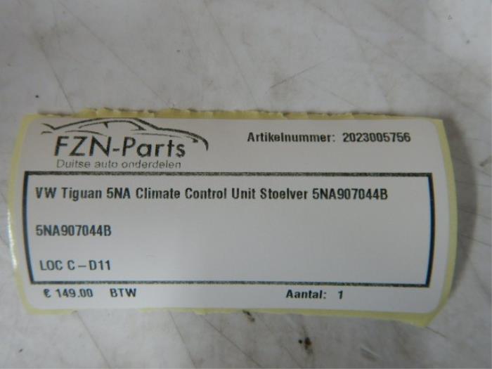 Climatronic Paneel Volkswagen Tiguan (22745347)