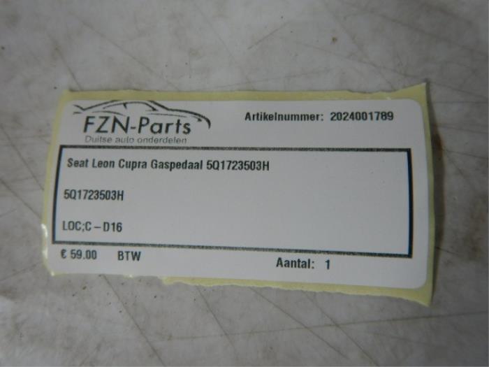 Gaspedaal Seat Leon (22734088)