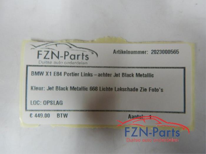 Portier 4Deurs links-achter BMW Diversen (22723653)