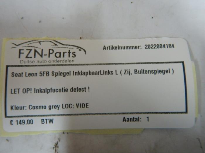 Buitenspiegel links Seat Leon (22725296)