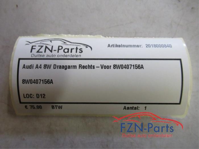 Audi A4 8W Draagarm Rechts-Voor