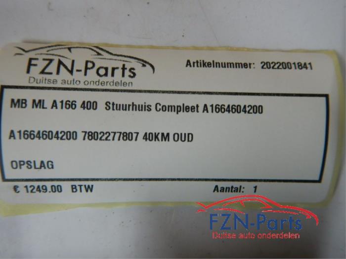 Mercedes-Benz ML A166 400 Stuurhuis Compleet