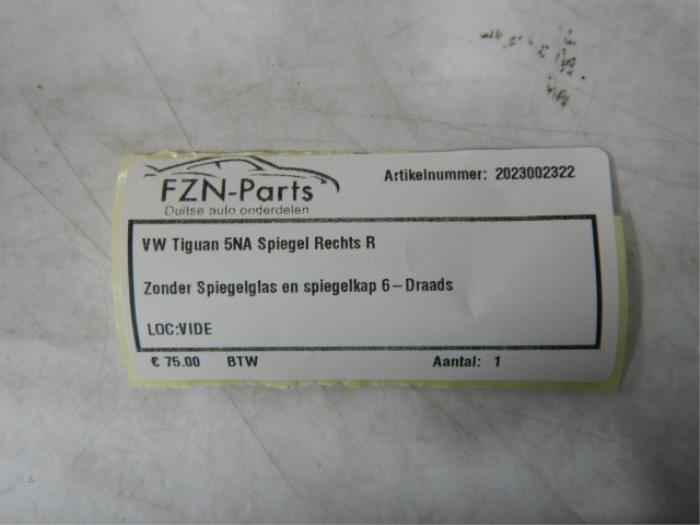 Buitenspiegel rechts Volkswagen Tiguan (22724610)