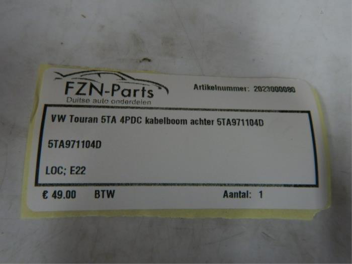 PDC kabelboom Volkswagen Touran (22737067)