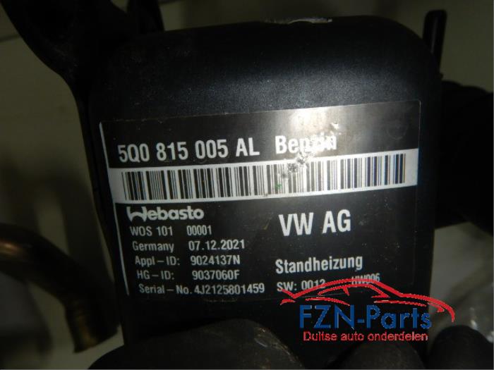 VW Golf 7 standkachel