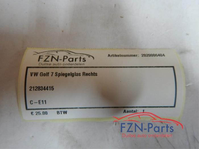 VW Touran 5T Spiegelglas Rechts