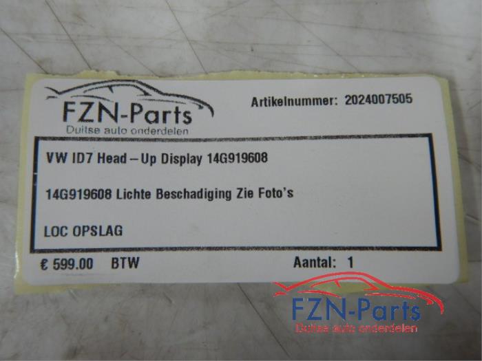 Head-up display Volkswagen Diversen (22730096)