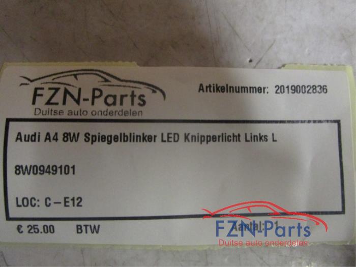 Audi A4 8W Spiegelblinker LED Knipperlicht Links L