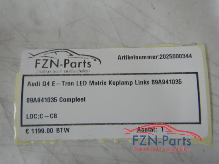 Koplamp links Audi Q4 (22721431)