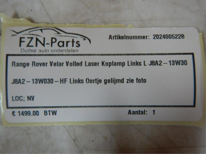 Range Rover Velar Volled Laser Koplamp Links