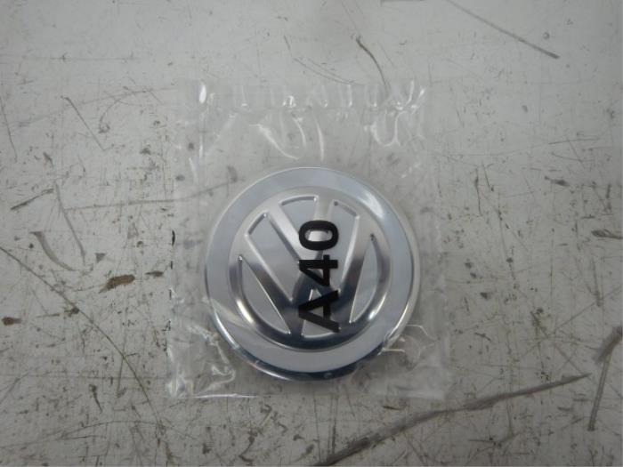 VW UP! Wieldop Wielnaafdeksel Wit NIEUW