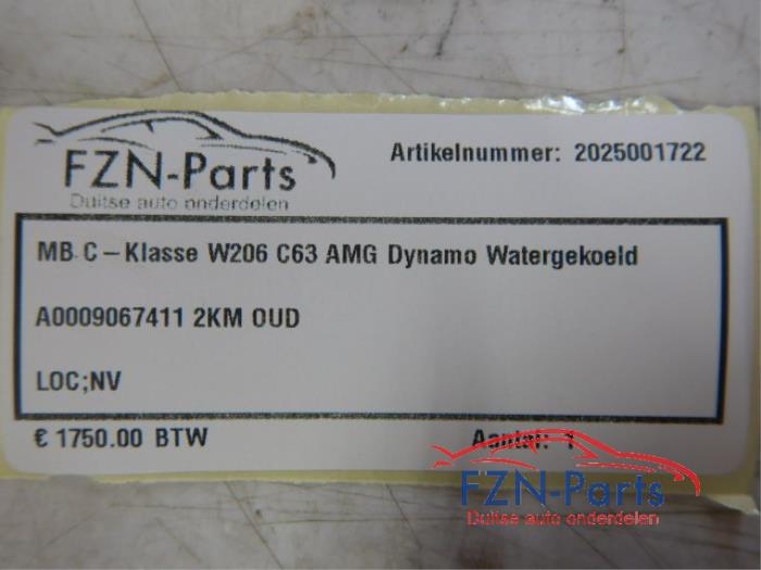 Mercedes-Benz C-Klasse W206 C63 AMG Dynamo Watergekoeld