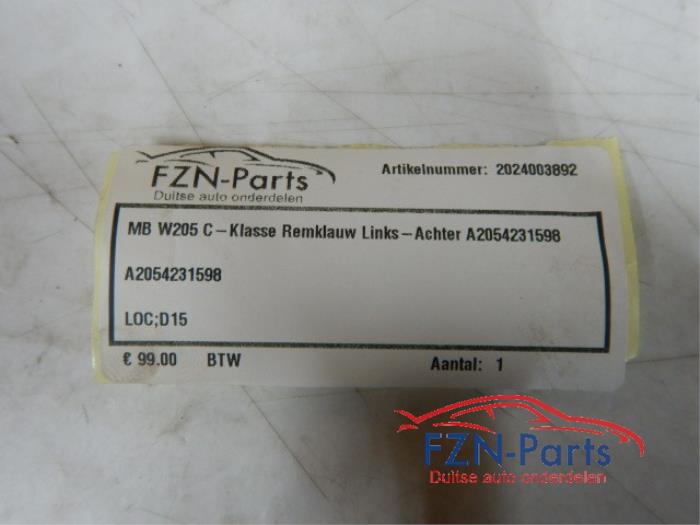 Mercedes-Benz C-Klasse W205 Remklauw Links-Achter
