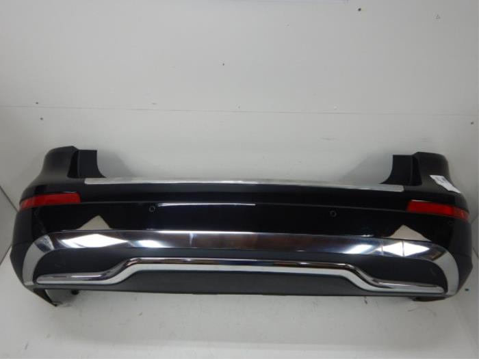 Mercedes-Benz W166 GL Achterbumper 4PDC Chrome Kleur: Obsidian Black Lichte Transport Krasjes